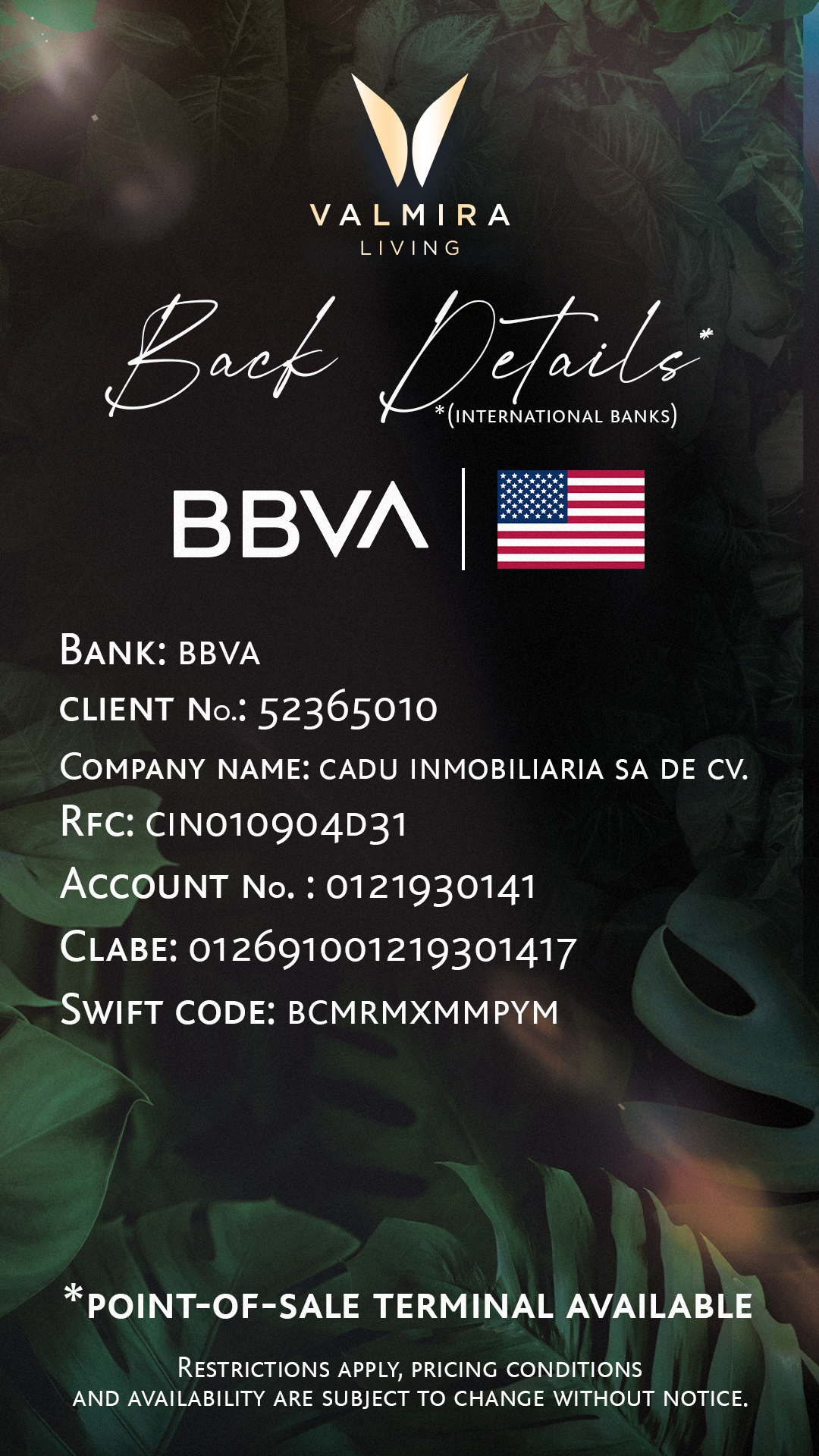 Banking Information